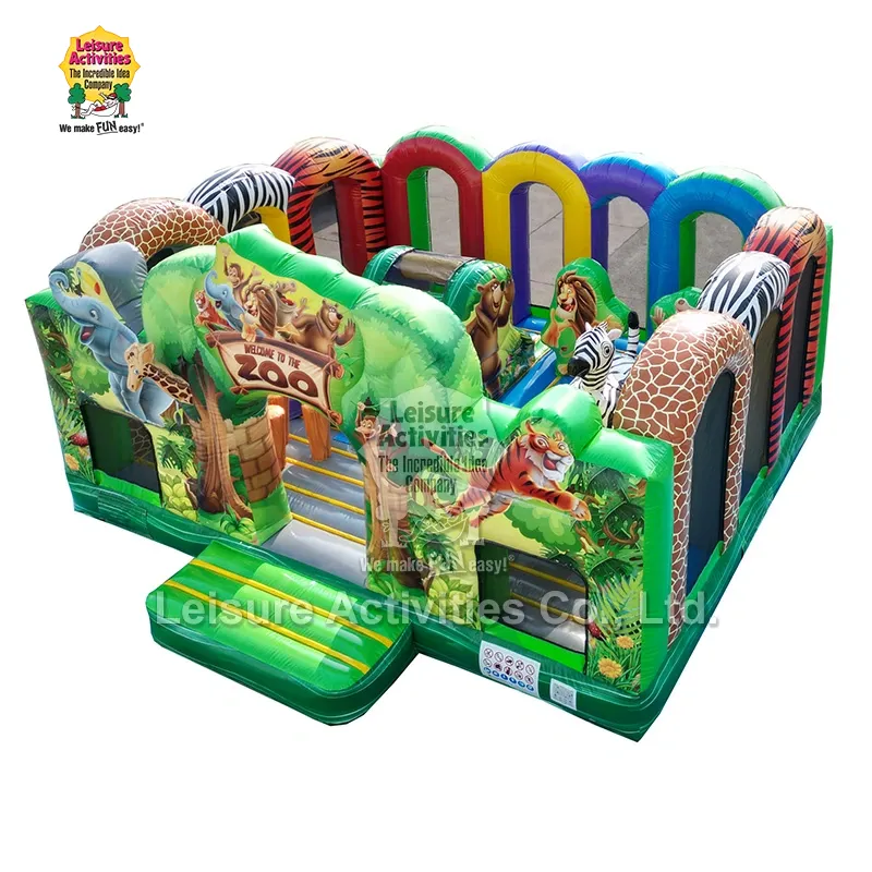 ໄປທີ່ Zoo Multiplay Bouncy Castle Playground