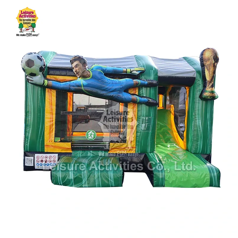 Standard Inflatable Multiplay Football Bouncy Castles